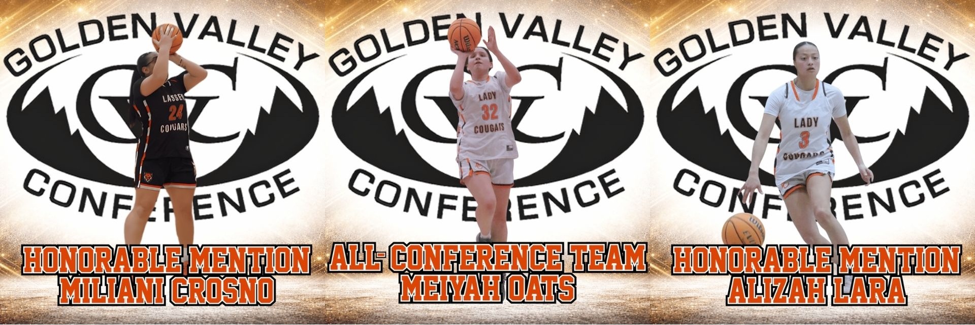 Three Cougars Earn All-Conference Honors